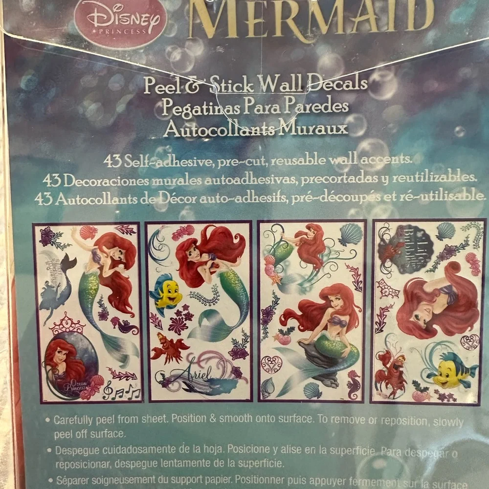 The Little Mermaid Wall Decals‎ Disney